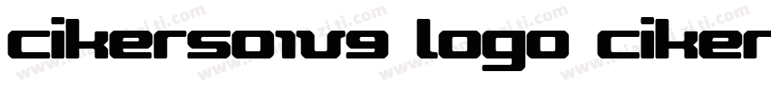 cikers01v9 logo cikers01v9 logo字体转换